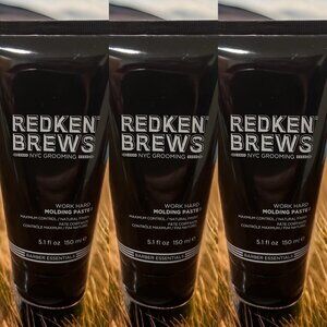 Redken Brews Work Hard Molding Paste 5.1 oz_ 3 units